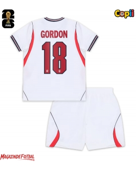 Anglia Anthony Gordon #18 Echipament de Fotbal Replică Mondial 2026 Copii Acasa (+ Șorturi)
